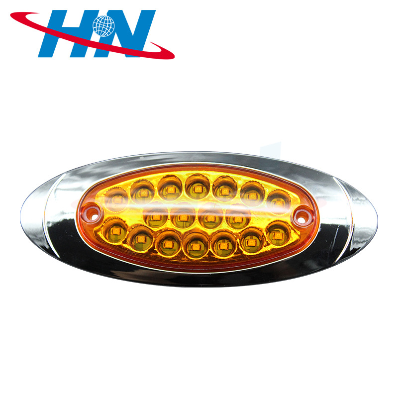 Oval camión cuerpo marcado luz lámpara 12V 18led