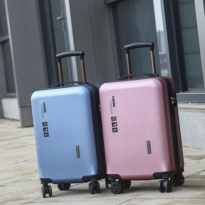 20寸拉杆箱 商務出行20寸登機旅行箱小皮箱靜音輪學生行李箱定制