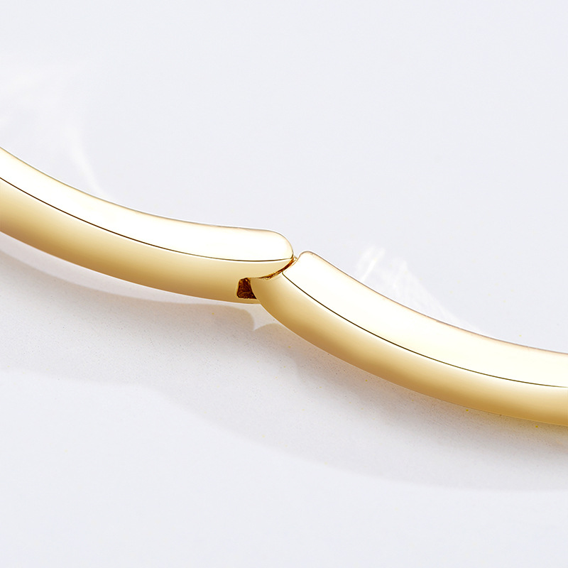 Mode Coréenne Nouvelle Ligne Créative Perceuse Micro-incrusté Alliage Simple Bracelet En Gros Nihaojewelry display picture 7