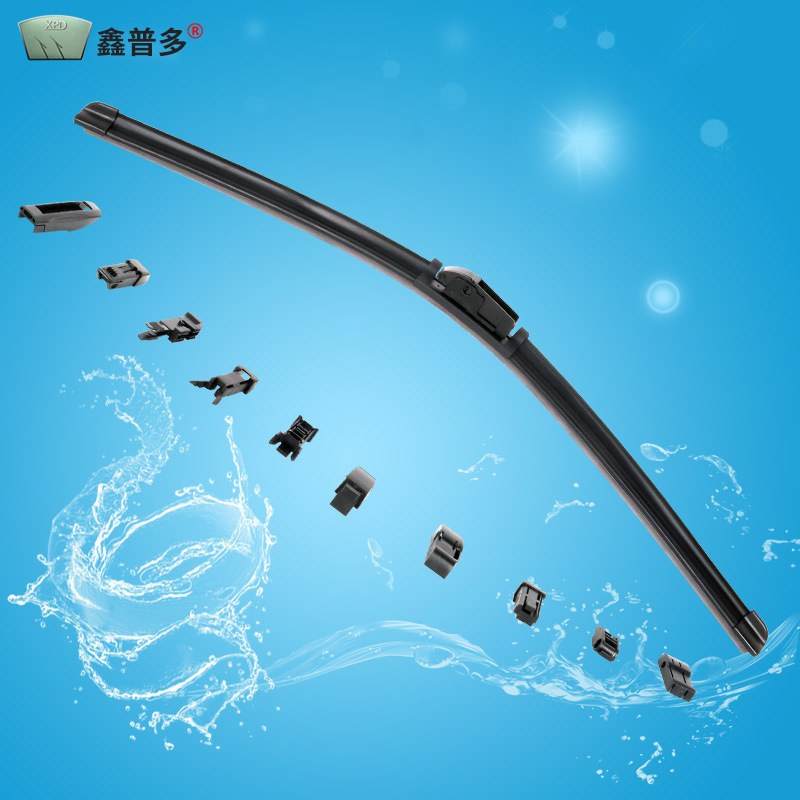 厂家直供多功能雨刮器汽车多接口雨刷片通用智能雨刷无骨雨刮器|ms