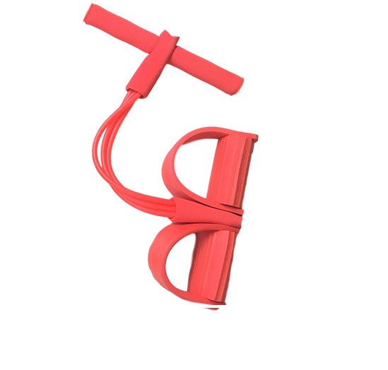 4-tubo engrosado pedal dispositivo de tensión función equipo de fitness hogar vientre fortalecimiento tensión cuerda sentada adelgazamiento cuatro tubos