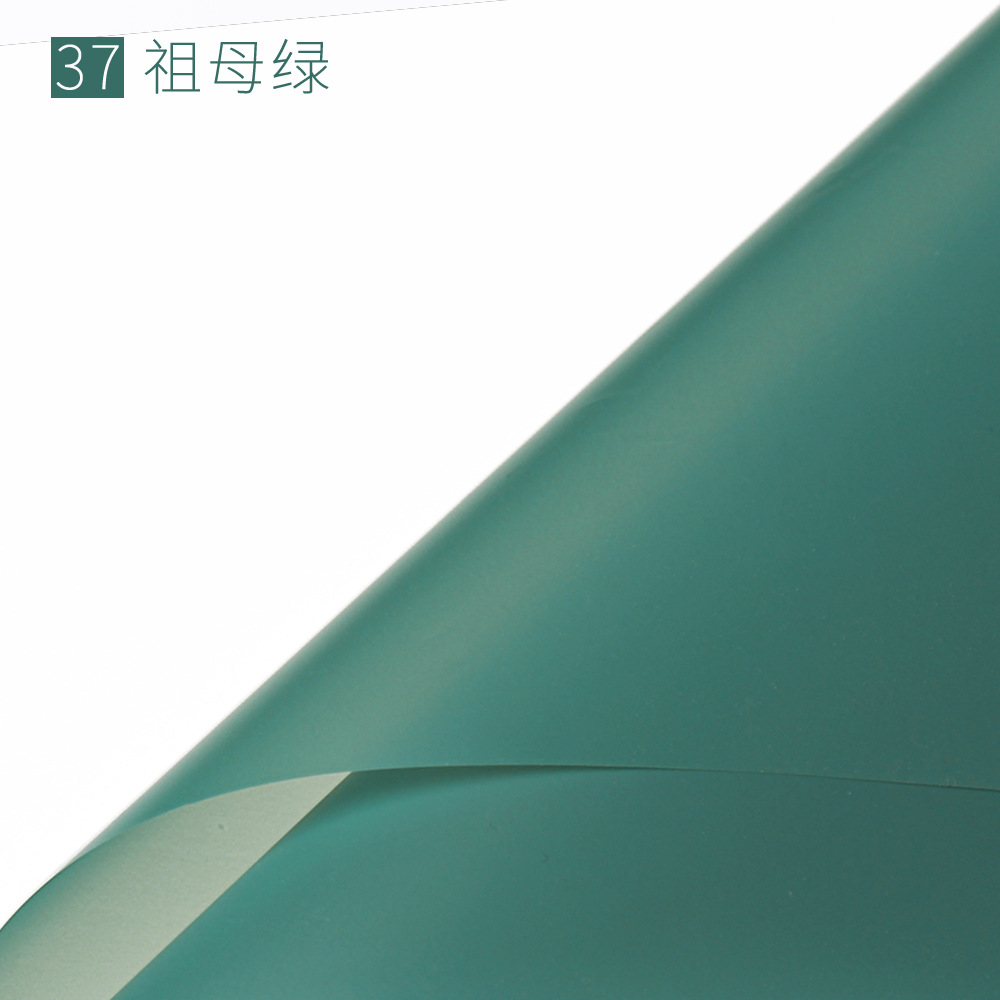 Flower Party Factory al por mayor papel mate de color sólido translúcido papel de embalaje de flores papel de embalaje de flores floristería papel de material de embalaje