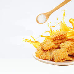 Carbon-grilled steak flavored crispy puffed snacks, nostalgic snacks, bagged in a full box, supermarket food, wholesale