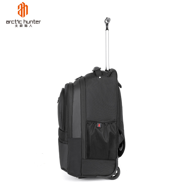 北极猎人2020新款男士包包休闲商务双肩包背包潮拉杆耐用多功能