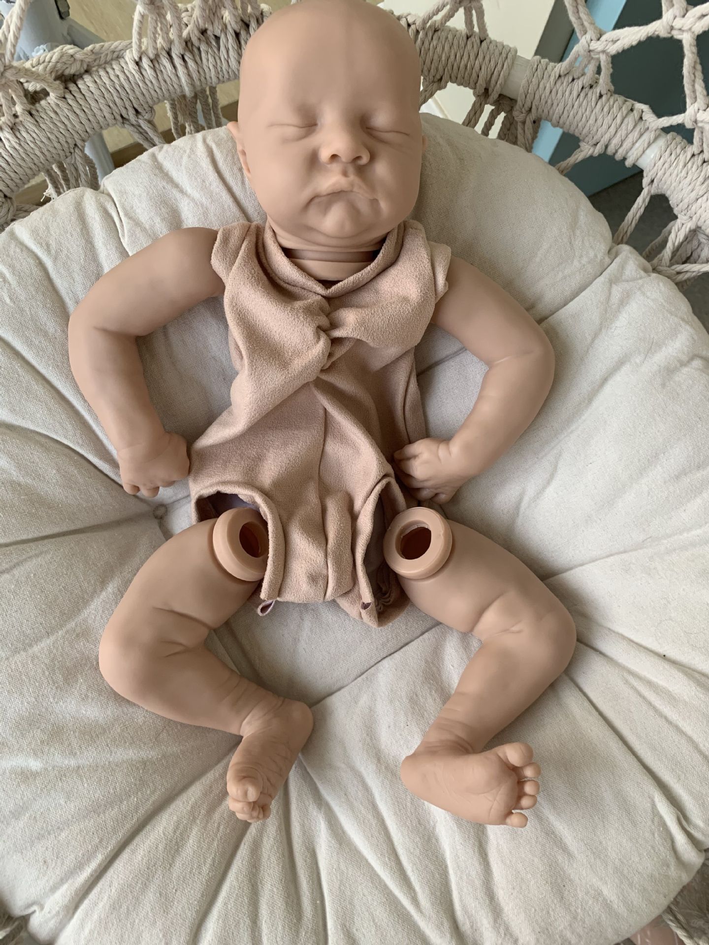 18 pulgadas renacido muñeca kit Levi por Bonnie lifelike reborn bebé molde