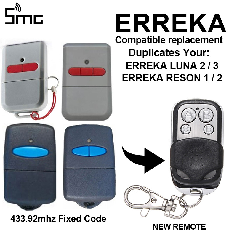 ERREKA 远程控制车库门开启器门控制克隆复制控制固定代码遥控器