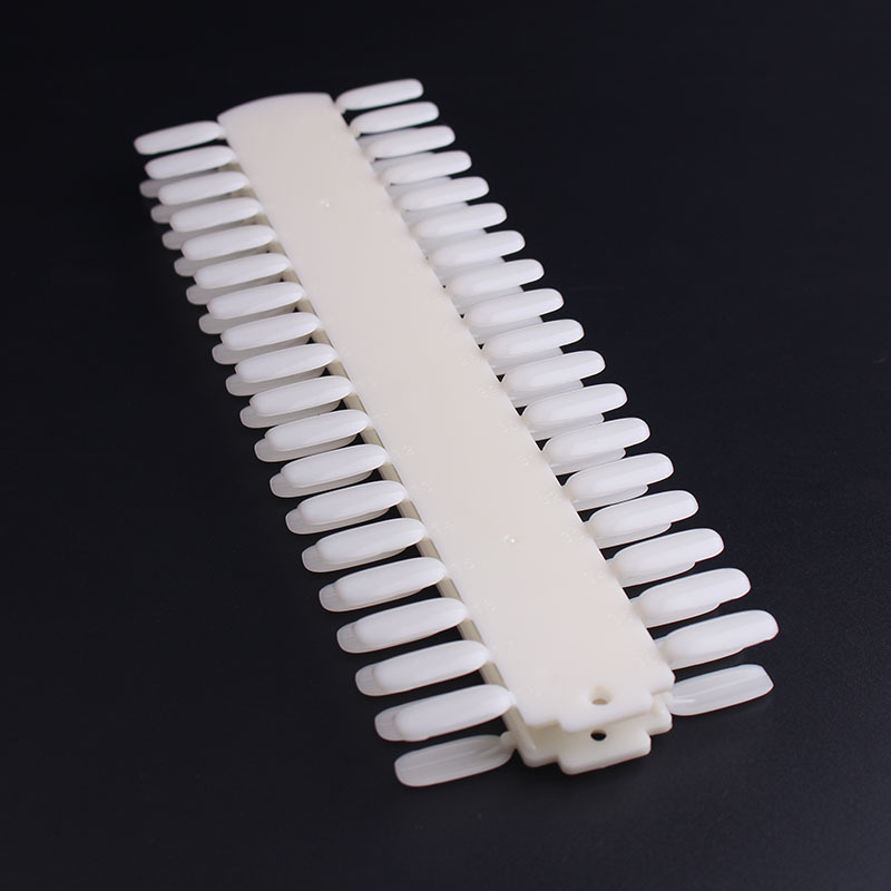 Esmalte de uñas vendedor caliente transfronterizo 72 tarjeta de color tira de doble cara Placa de color esmalte de uñas práctica tarjeta de color Pantalla de esmalte de uñas