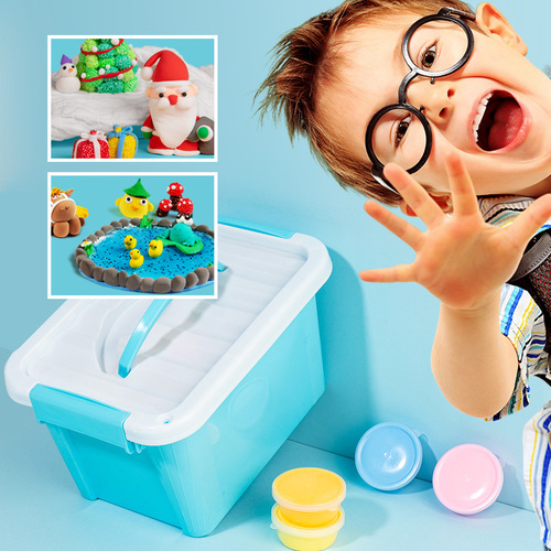 Ultra-light clay 12 colors 24 colors 36 colors non-toxic plasticine color mud space snowflake clay set children's toys