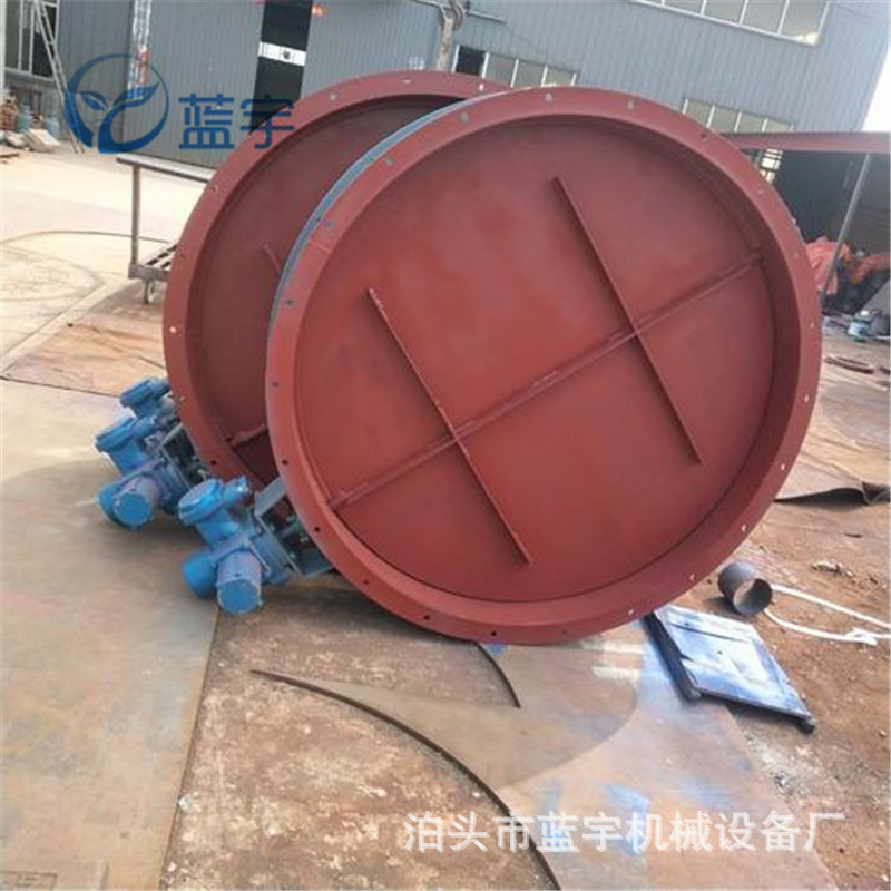 手动电动气动管道通风蝶阀管道通风蝶阀风量调节阀DN1000圆风门