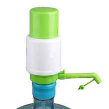 opp袋綠白款手壓式桶裝水壓水器飲水抽水泵吸水器批發
