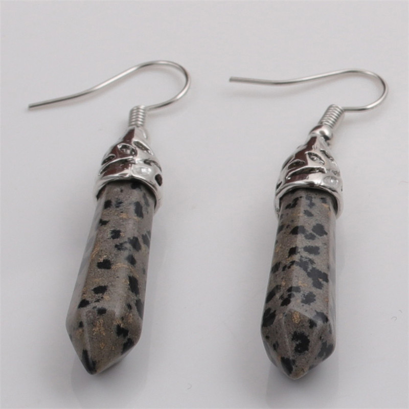 Red Pine Sandstone Earrings display picture 2