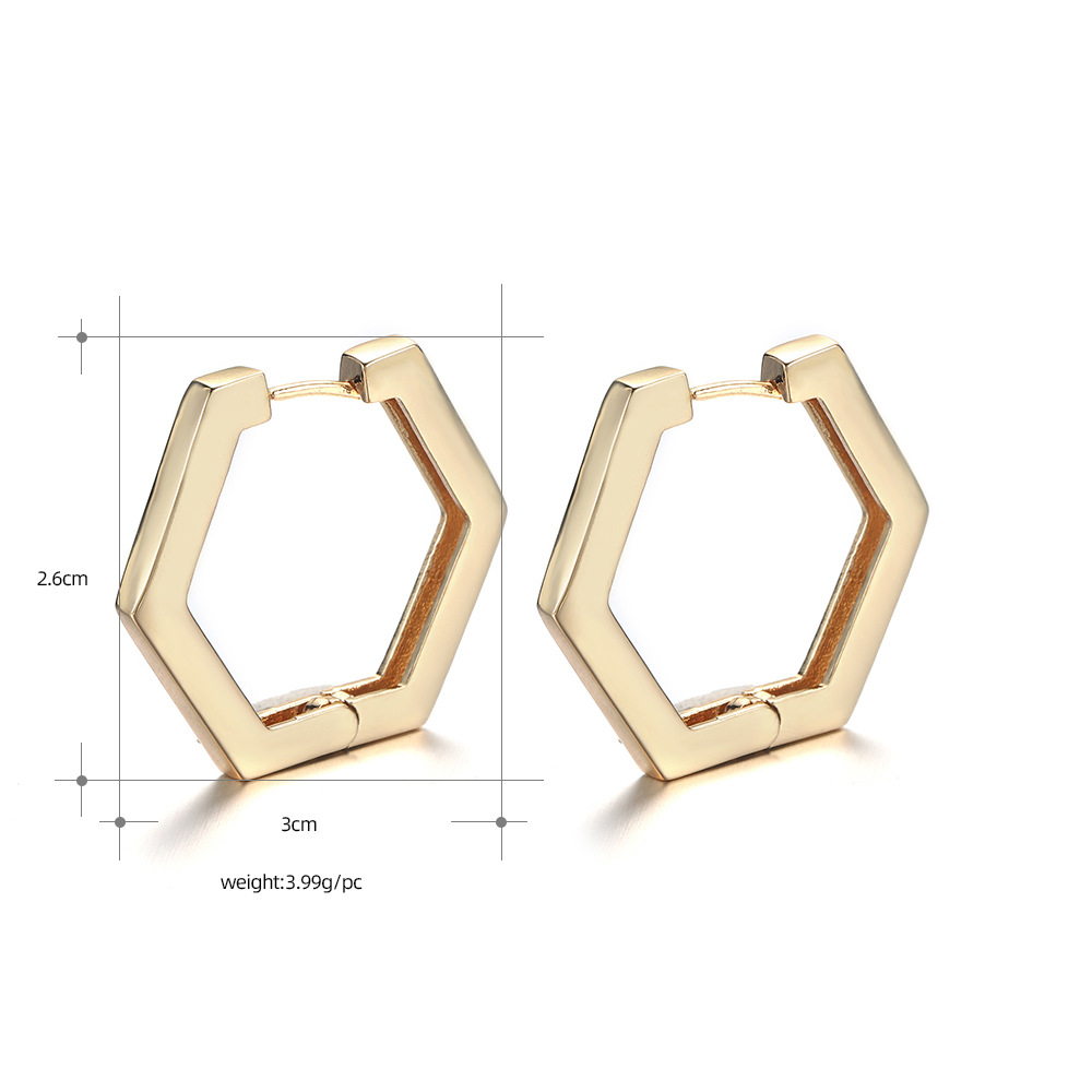 fashion womenu0027s geometric earrings simple hoop earrings wholesale nihaojewelry