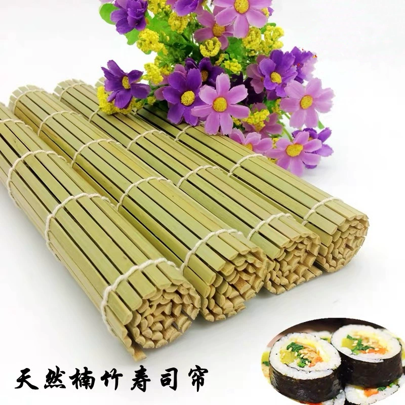 Зеленая кожа суши бамбуковая занавеска детский коврик для рисовых рулонов Laver рис бамбуковая форма морские водоросли ежедневные инструменты оптом