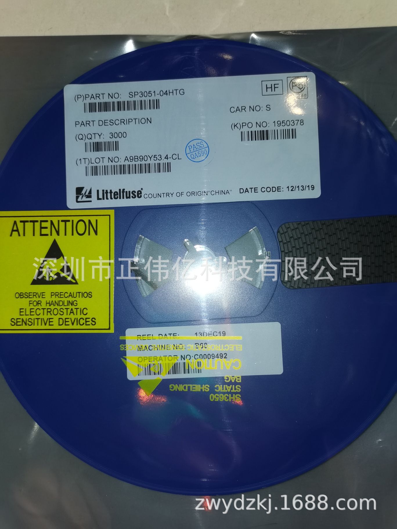 原装正品现货 SP3051-04HTG 低电空对轨二极管 6V 20A SOT23-6