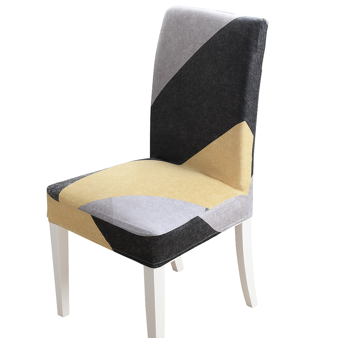 跨境亚马逊欧式印花椅子套罩家用通用半包连体酒店弹力餐椅套批发