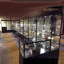 黑色铝合金珠宝展示柜 低矮展柜，可用于展会租赁，方便携带