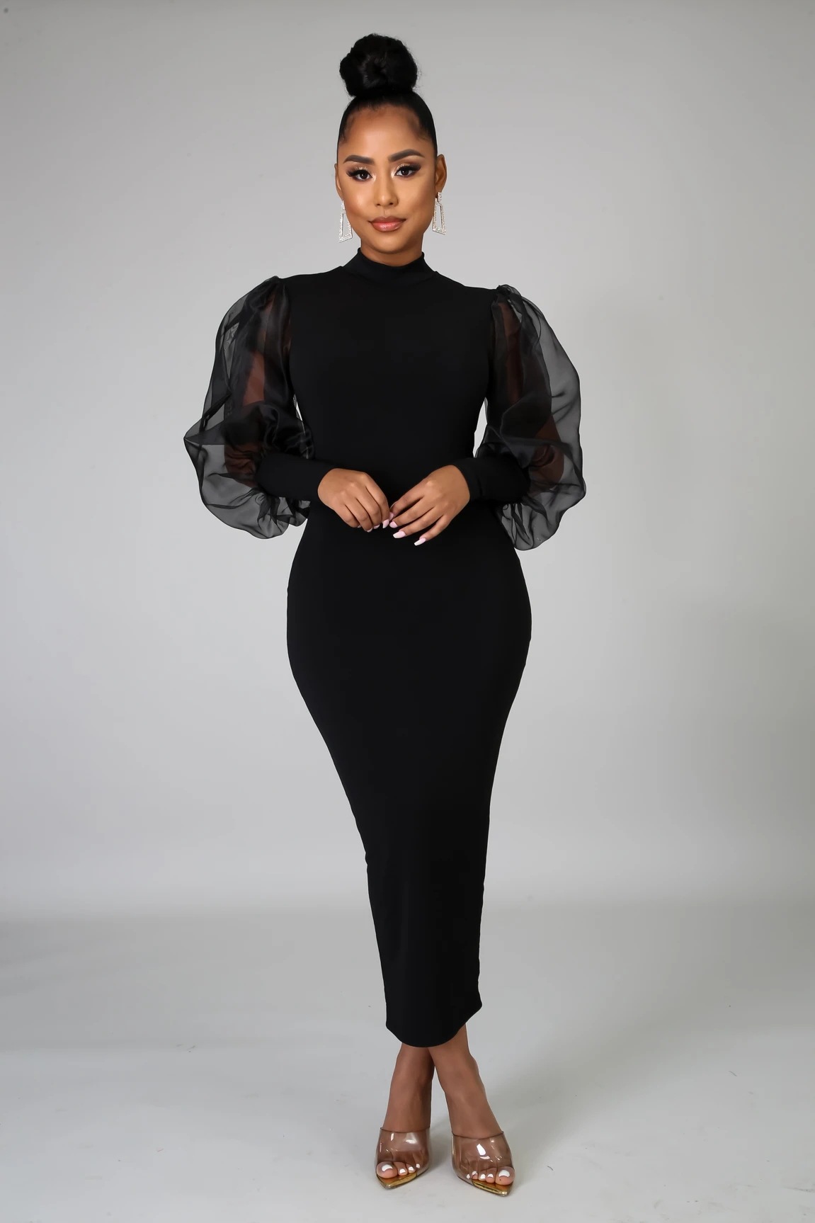 purple long sleeve wedding dress Deanna Long Sleeve Diamante Maxi Dress / Purple | MESHKI