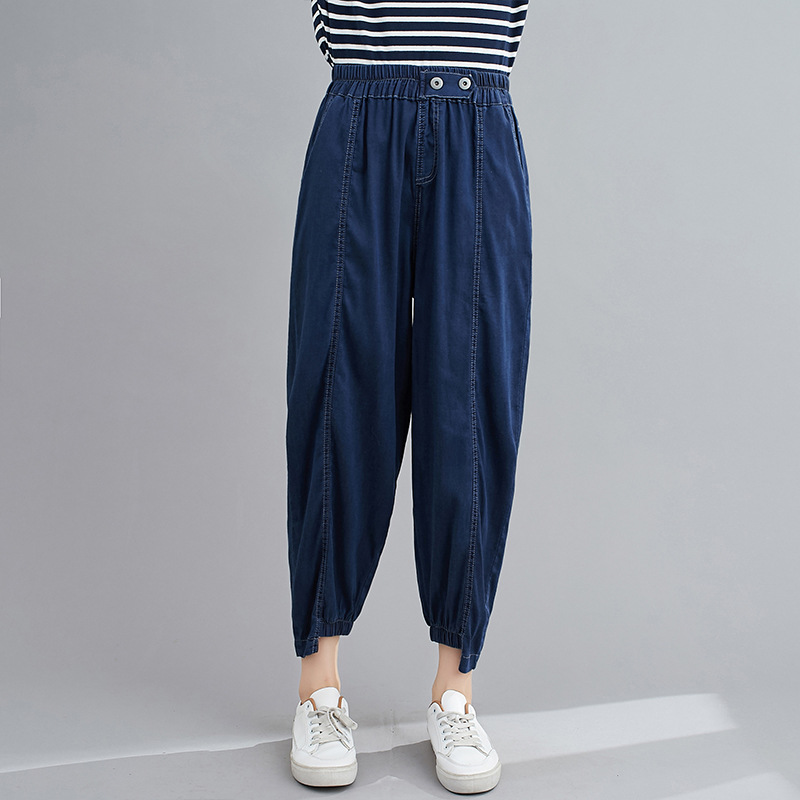 Pantalon léger femme en cow-boy - Ref 3430133 Image 6