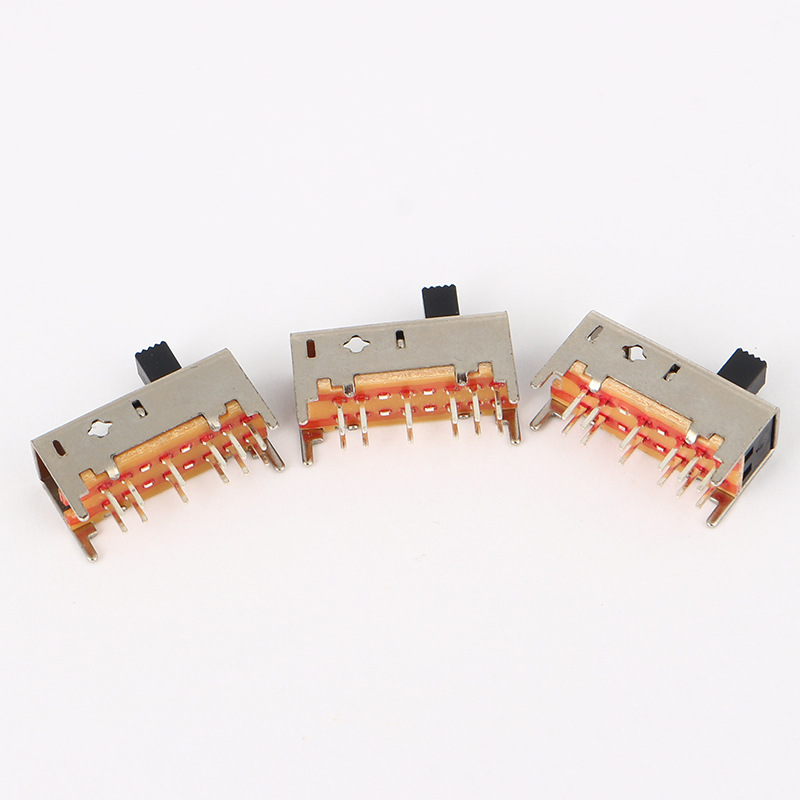 灯饰铝基板五段色温灯调色专用贴片拨动开关编带耐温SS25D01贴片