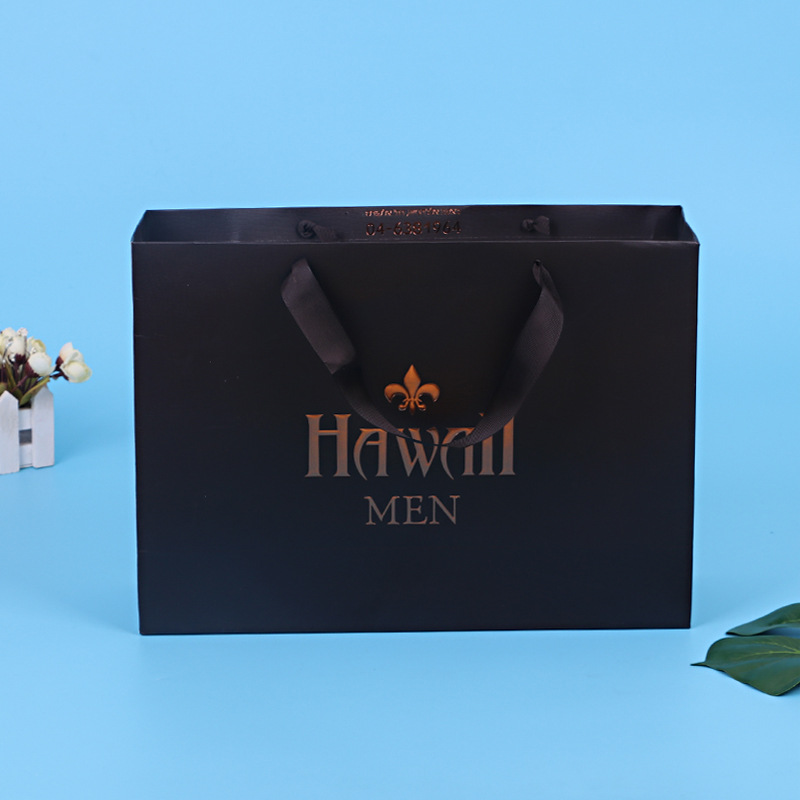 厂家定做定制 牛皮纸袋手提袋 购物袋包装外卖打包食品快递礼品袋