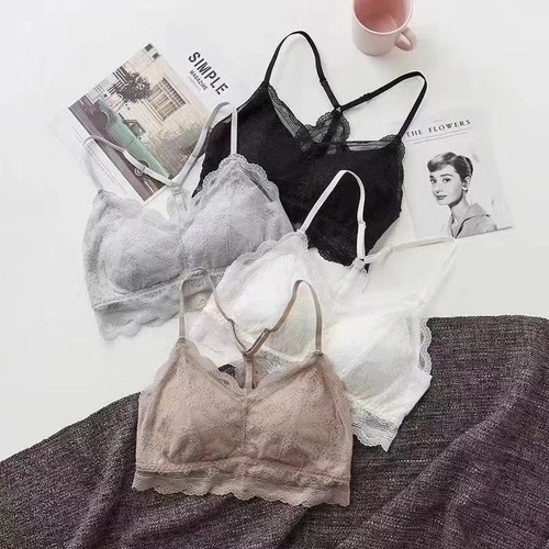 New Fondir 1922 Lace Backless Bra with Thick Padding, Backless Corset Bralette, Underwire Backless Bralette, Non-Slip