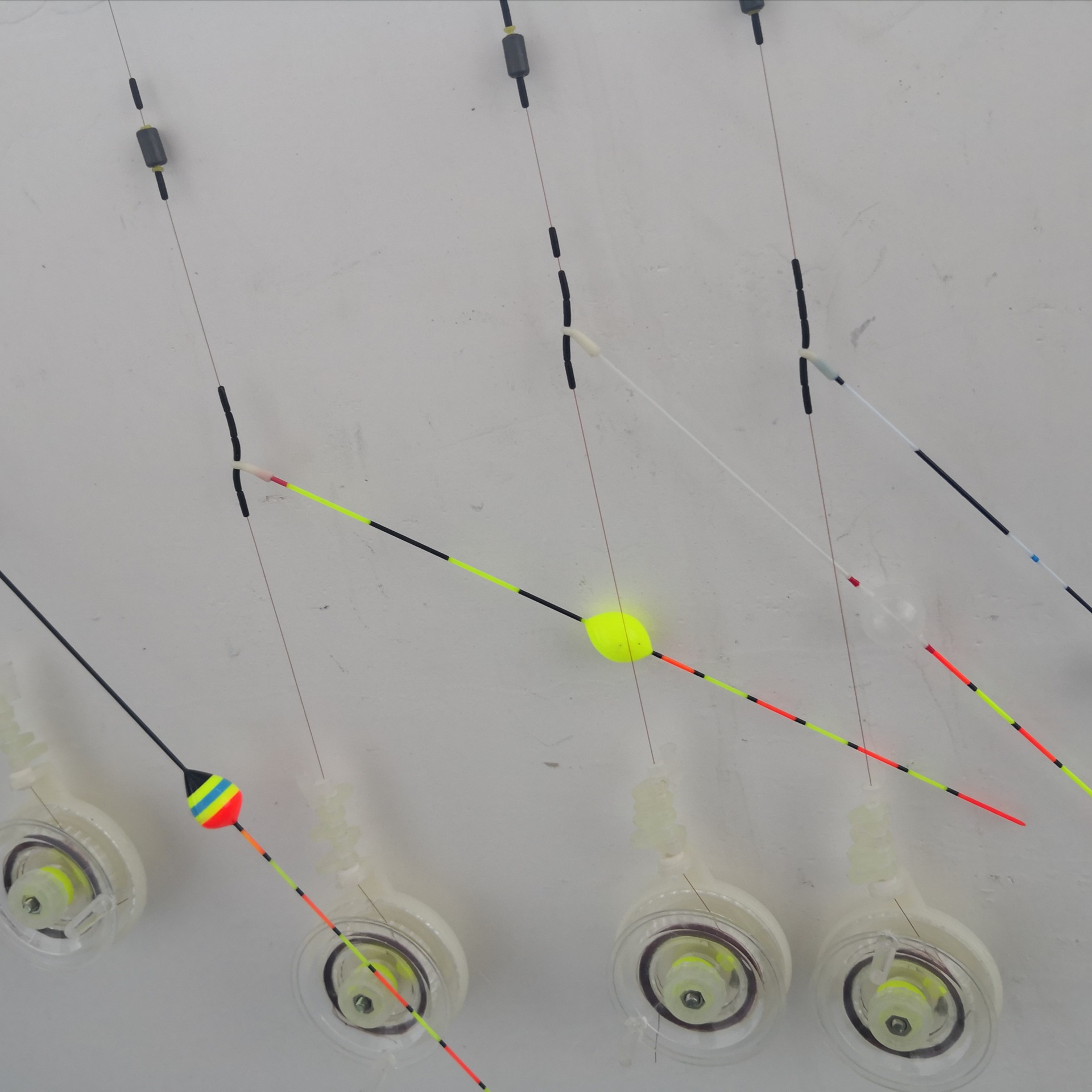 Traditional long pole short -line hand pole fishing line set sets of…