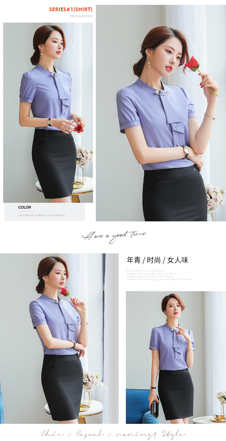 Chemisier en Mélanges de fibres chimiques - Ref 3429402 Image 16