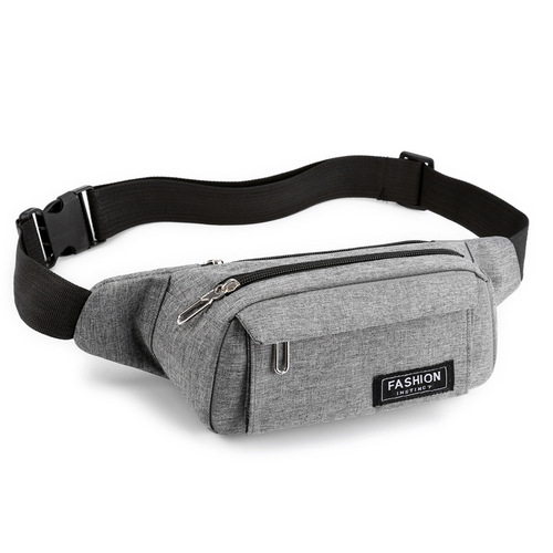 Multifunctional waist bag for men, canvas sports running wear, mobile phone belt bag for women, small work site, waterproof and wear-resistant