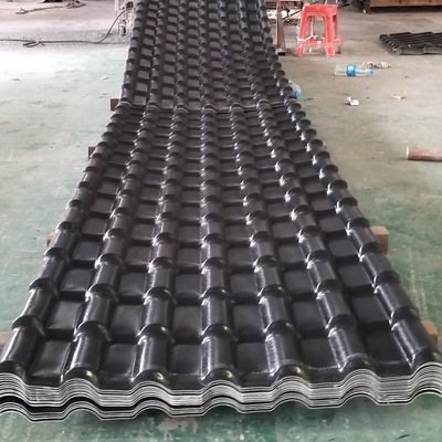 淼诚合成树脂瓦 装修新农村建设瓦琉璃屋面瓦 专用室内户外小青瓦|ms