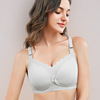 Thin breathable underwear for breastfeeding, comfortable sexy bra for pregnant, front lock, plus size