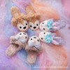 Japanese cute keep warm non-slip demi-season cartoon slippers indoor, footwear, with little bears