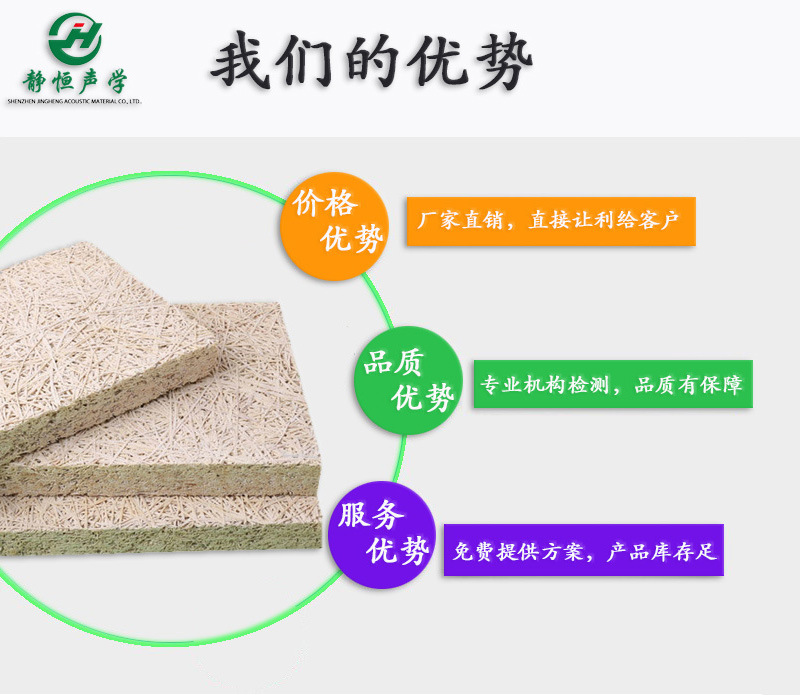 15mm木丝吸音板阻燃环保隔音板办公室影院墙面装饰纤维水泥木丝板-阿里巴巴