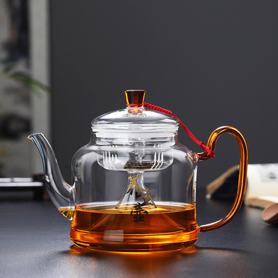 耐高温玻璃煮茶壶 家用养生蒸茶壶电陶炉烧水壶加厚大容量玻璃壶|ms