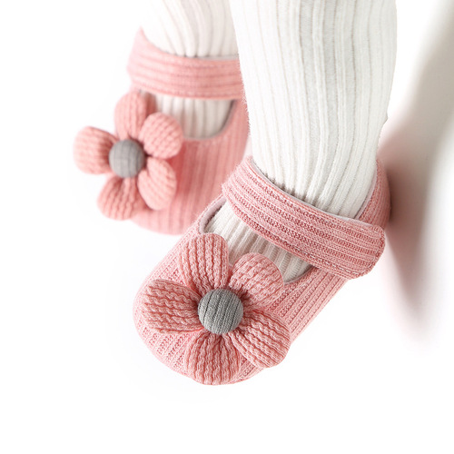 Spring and Autumn 0-1 year old little flower woolen baby shoes toddler shoes princess shoes baby shoes 1938