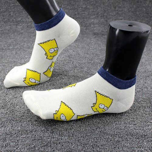 Hottest Trendy Ship Socks for Spring and Summer, Cute Cartoon Anime Letter Invisible Cotton Socks for Men and Women