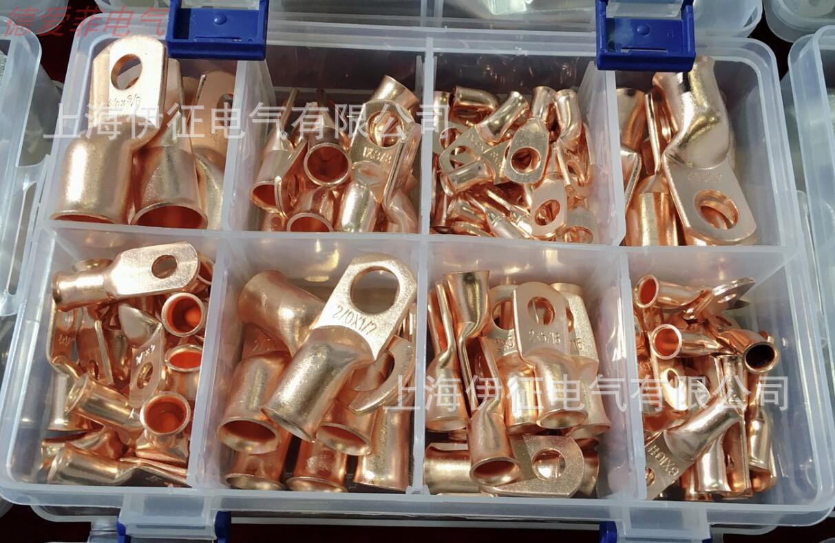 AWG1/0*1/4 AWG1/0*5/16美规铜鼻子铜管端子蓄电池接线端子