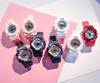 Brand electronic waterproof trend watch for leisure, Korean style, simple and elegant design, for secondary school