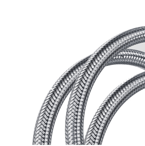 Factory direct supply Emeko toilet water inlet hose for water heater 304 stainless steel metal braided cold and hot water tube 4/16