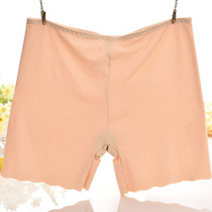 冰絲無痕防走光安全褲女大碼短褲胖mm三分打底褲薄款新品保險褲夏