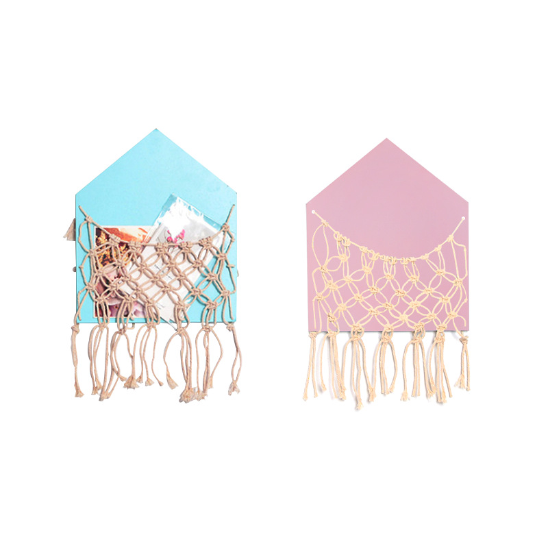 现货北欧风ins墙面装饰挂墙收纳家居用品储物袋 时尚墙壁置物袋|ru