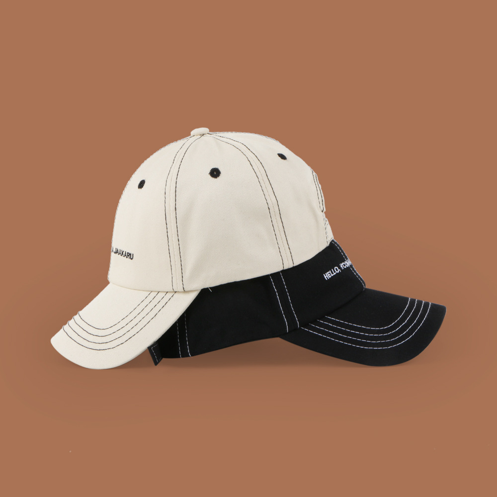 Hut Herren Trend Ige Kappe Koreanische Herren Sommer Schwarz Ins Trend Ige Marke Damen Lässig All-match-mode Baseball Kappe Sommer display picture 11