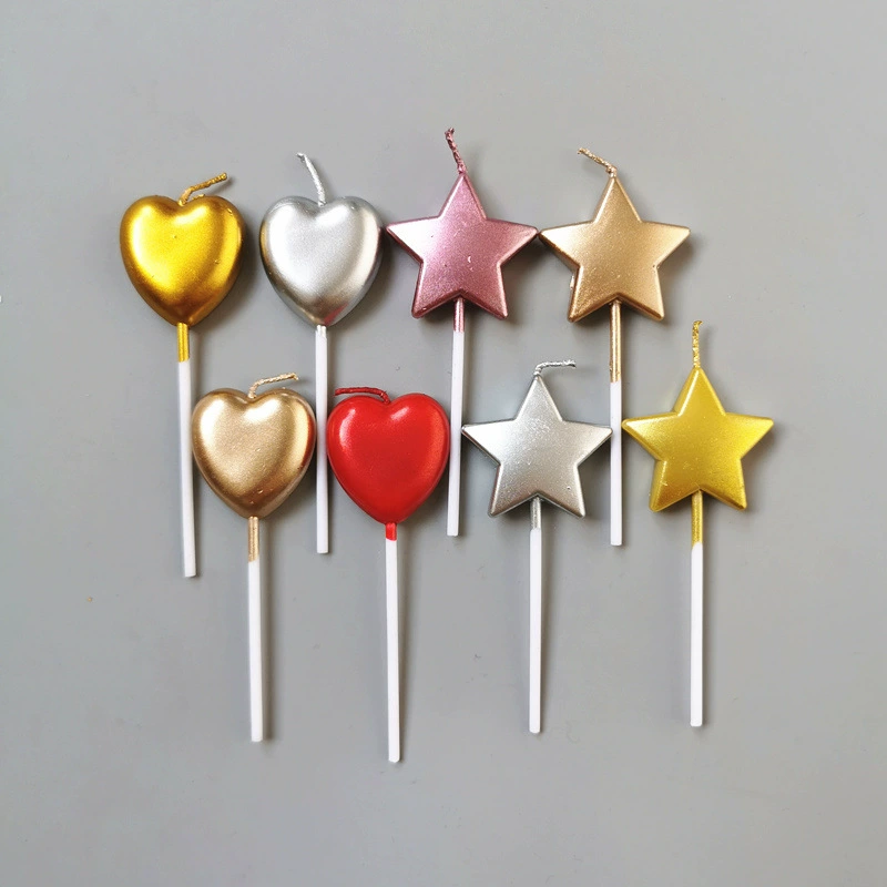Love Little Candle Birthday Cake, Candle Romantic Decoration Baby Birthday Birthday Bag, Pentagon Pentagon