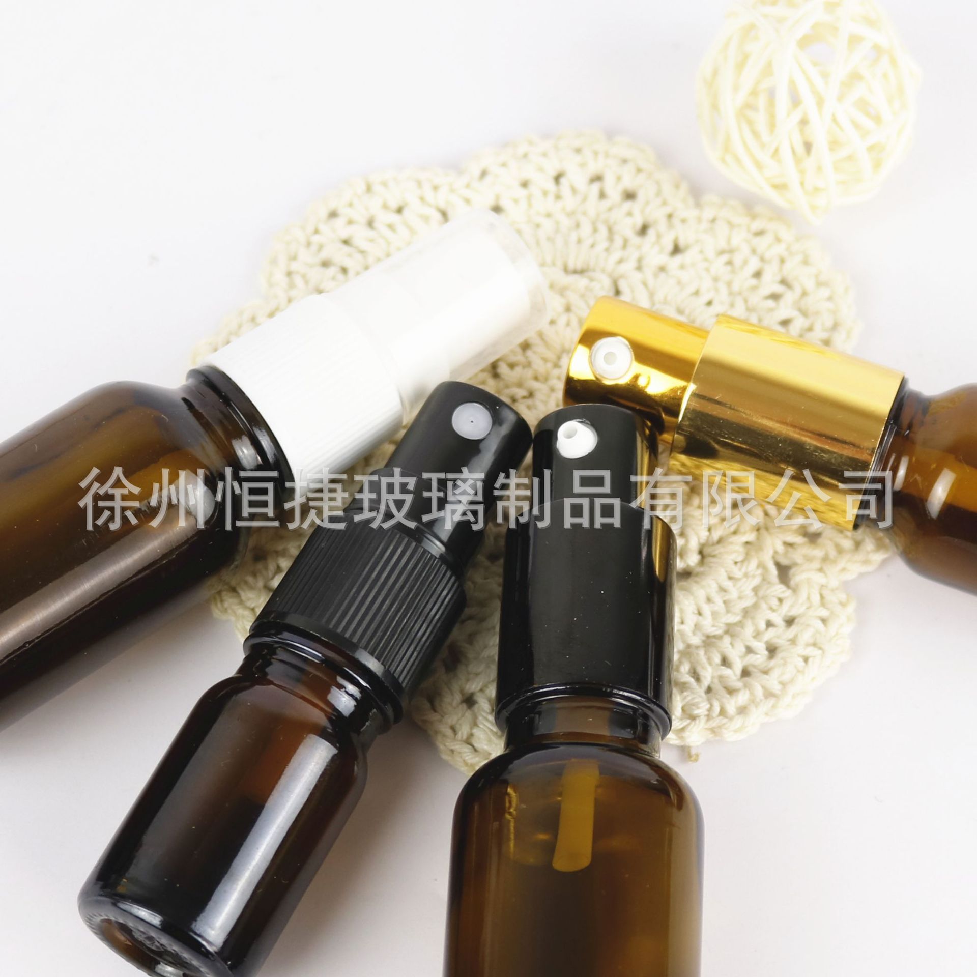 批发磨砂精油玻璃滴管瓶花篮盖钓鱼药瓶精华液原液分装瓶印刷定制