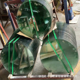 厂家定制5-19MM钢化玻璃 异形圆边 磨边钢化 来图定制