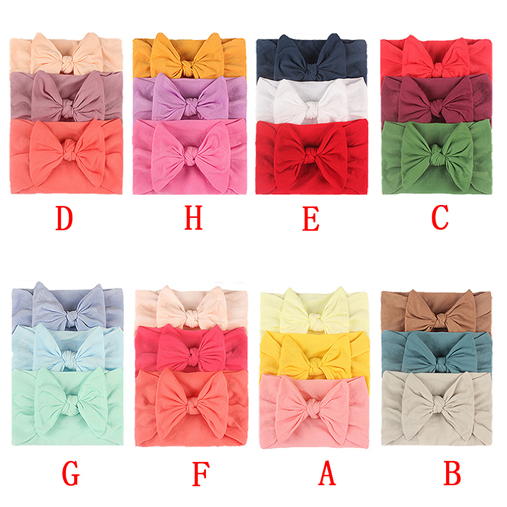 Hair Band Hair Accessories Type Cute Bow Knot Nylon Hair Band
