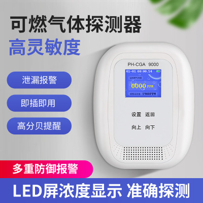 Voice Call the police Gas Alarm household kitchen Natural gas LPG Gas Tester Leak detector