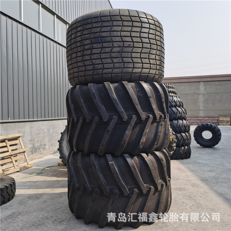 出口沙漠勘探车轮胎66*43.00-25 66X43.00-25林业轮胎可配套钢圈