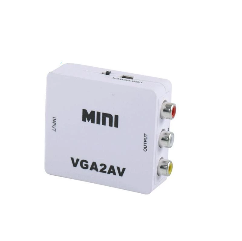 Фабричный конвертор VGA в AV для ПК, конвертер VGA2AV AVTOVGA 1080p