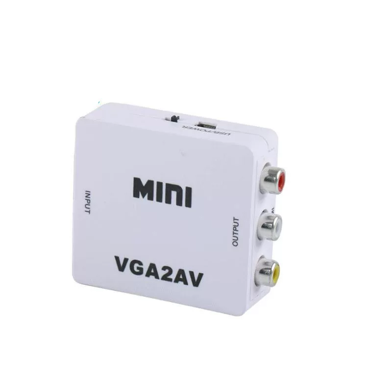 Фабричный конвертор VGA в AV для ПК, конвертер VGA2AV AVTOVGA 1080p