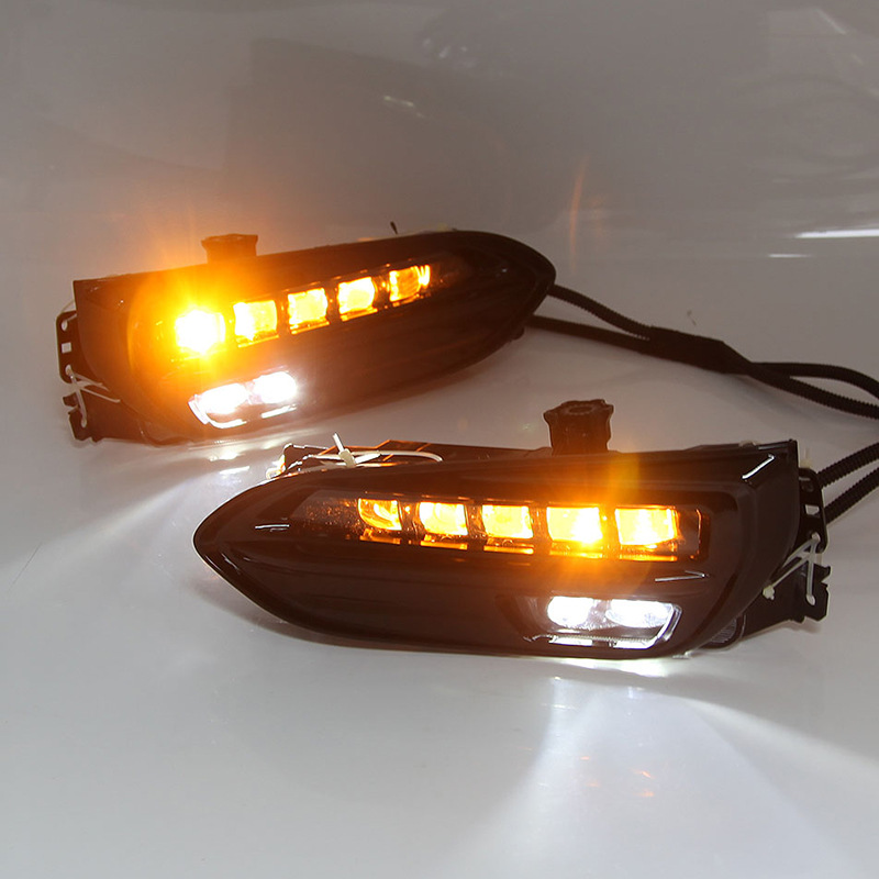 Aplicable a 20 Crown Road luces de circulación diurna Honda Crown Road 19 LED luces de circulación diurna luces antiniebla originales modificados 3 colores